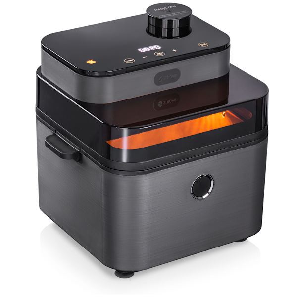 Ströme Juicy Airfryer 7L - stor airfryer med dampfunktion og to