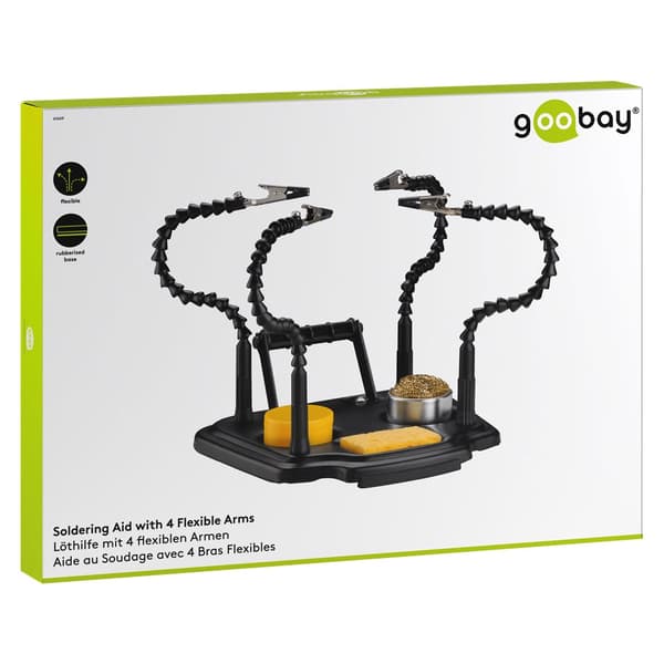 Goobay Lödningshjälpmedel med 4 flexibla armar