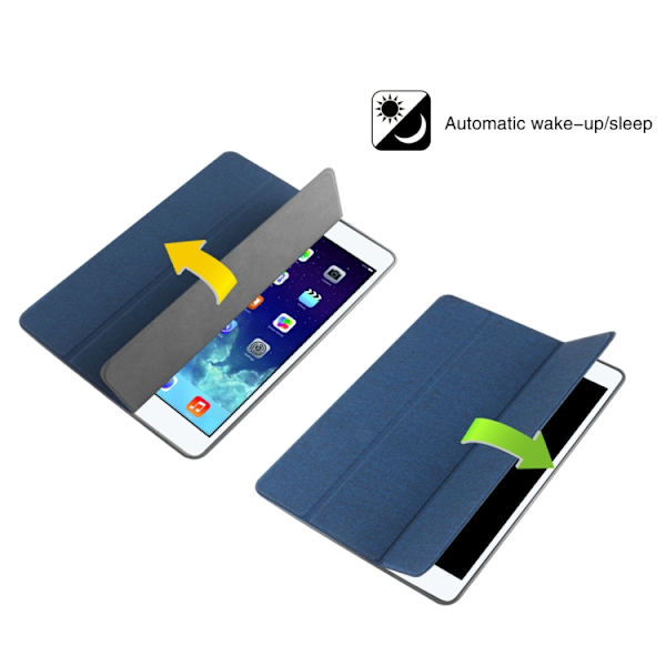 Konstläderfodral med pennhållare till iPad Pro 10,5"