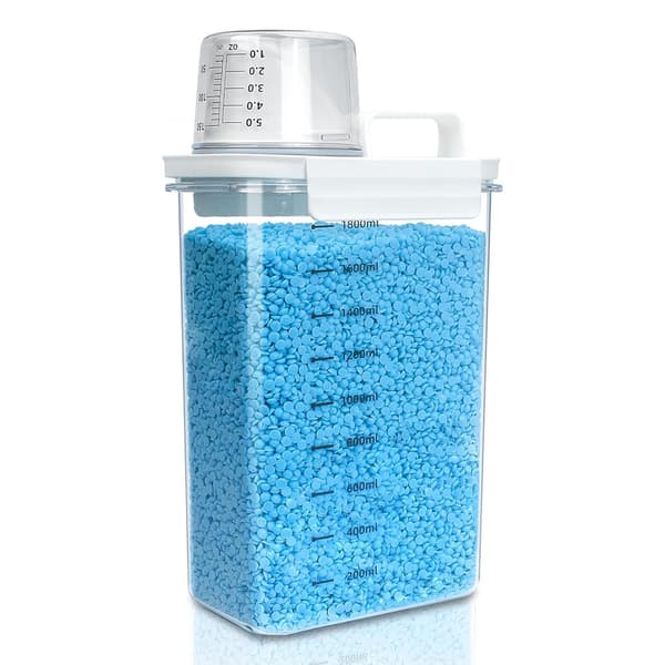 Vaskemiddeldispenser med 1800 ml kapacitet og lufttæt forseglin