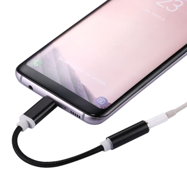 USB-C til 3,5 mm lydadapter 10 cm