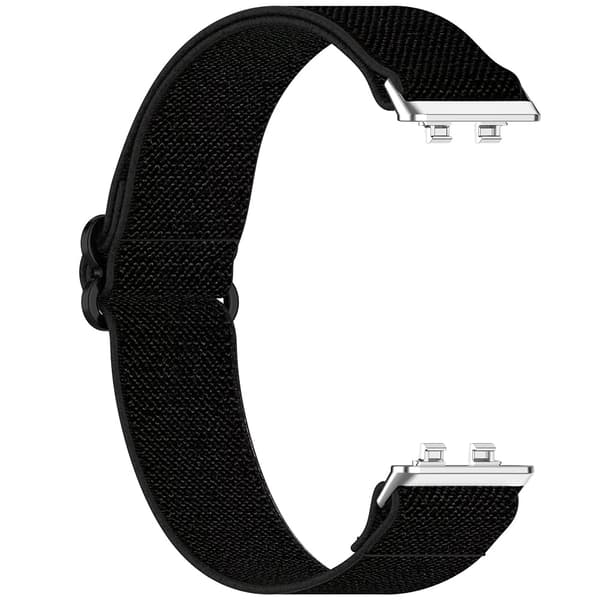 Elastisk urrem i nylon til Huawei Band 11 Pro – Svart / Nylonre