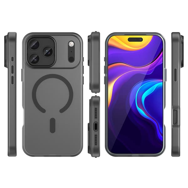 Cover med MagSafe til iPhone 17 Pro Max - Matt sort