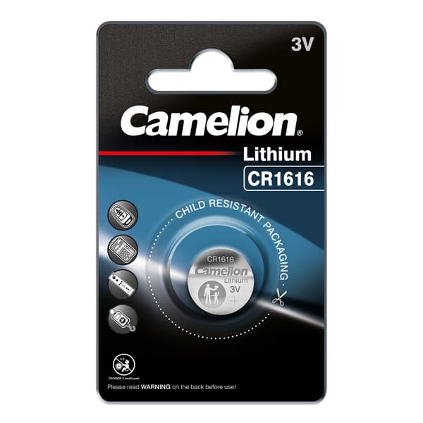 Camelion CR1616 litium-nappiparisto 3V 50mAh 1-pack 1-pack