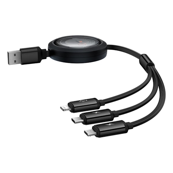 Baseus Free2Draw 100W multikabel USB til USB-C, belysning og Mi