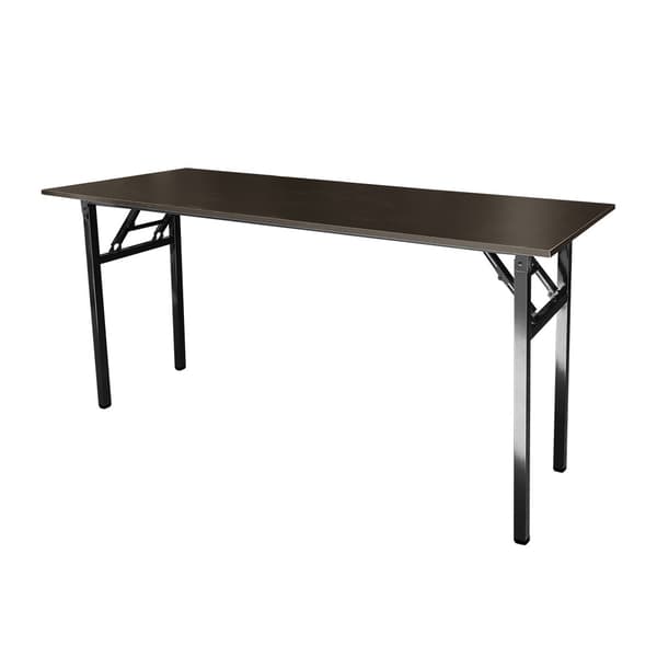 Fällbart Skrivbord 160x60x75cm - Svart Valnöt