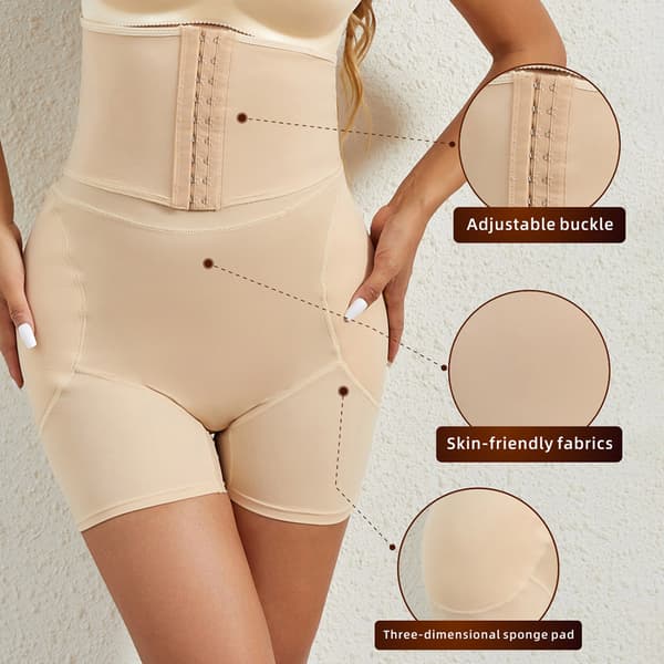 Shapewear med hög midja 3XL - Beige
