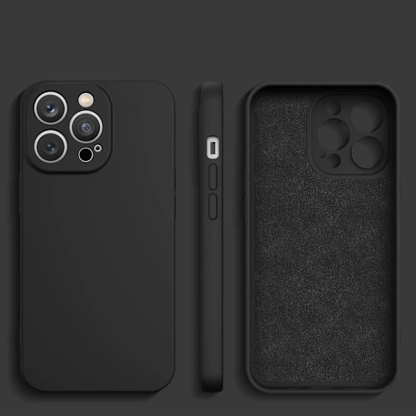 Silikonikotelo Samsung Galaxy A55 - musta