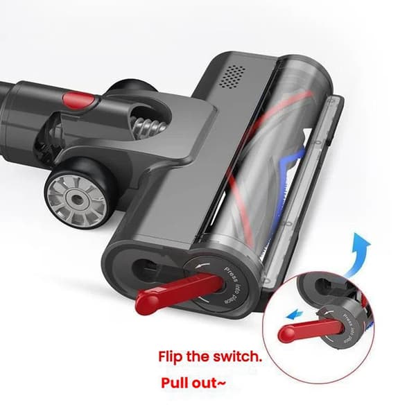 Gulvmundstykke med LED til Dyson V7 / V8 / V10 / V11 / V15