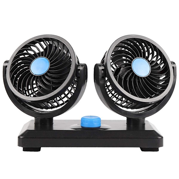 Kabineventilator til bil 12 V / bilventilator / dobbeltventilat
