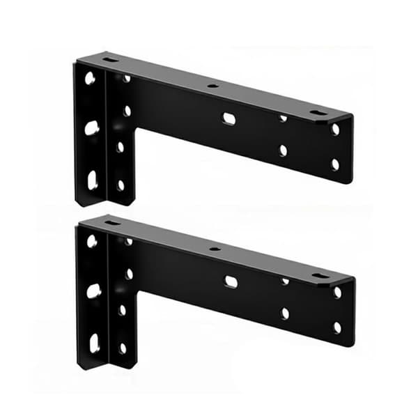 Raskaat kannattimet kelluville kalusteille 35.2cm 2-pack - Musta