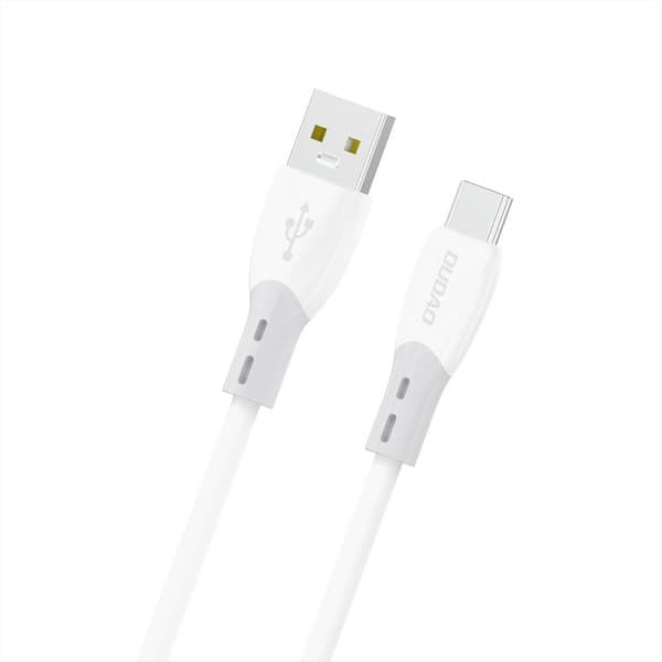 Dudao USB-kaapeli 5A USB USB-C:hen 1 m - Valkoinen