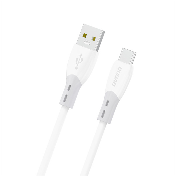 Dudao USB-kabel 5A USB til USB-C 1 m - Hvid