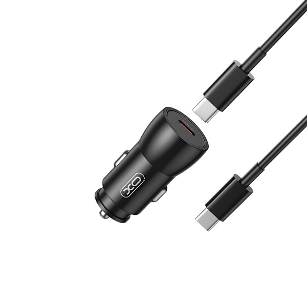 XO Billaddare PD 25W med 1xUSB-C + USB-C-kabel