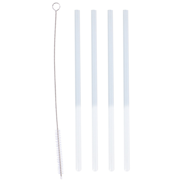 Alpina 4-pack glassugrör med rensborste