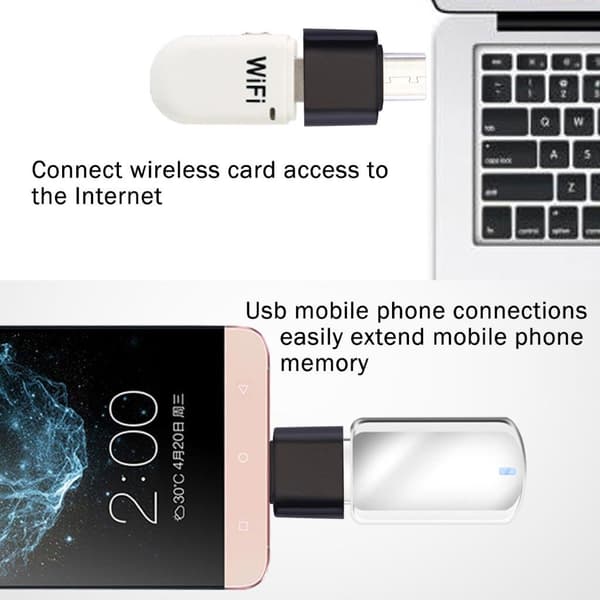 OTG-adapter USB Typ-C till USB 3.0 – kompatibel med smartphone