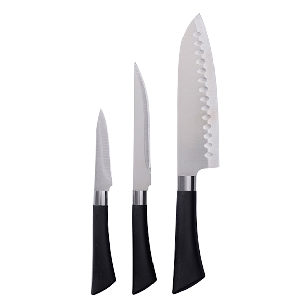 Knivset med 3 köksknivar