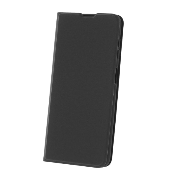 Keinonahkakotelo korttitaskulla iPhone 15 Plus  - Musta