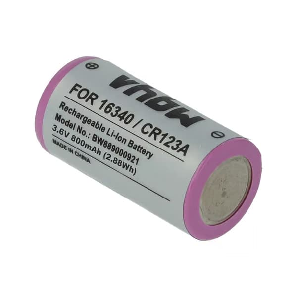 Batteri til Gigaset - erstatter f.eks. 16340 / CR123A / Erstatn