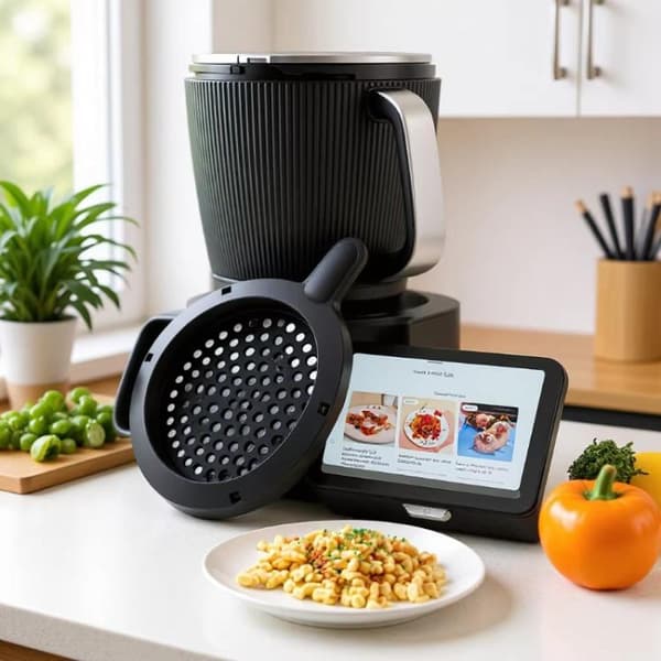 Perforerat silock till Thermomix TM7 - Svart / Avruningslock fö