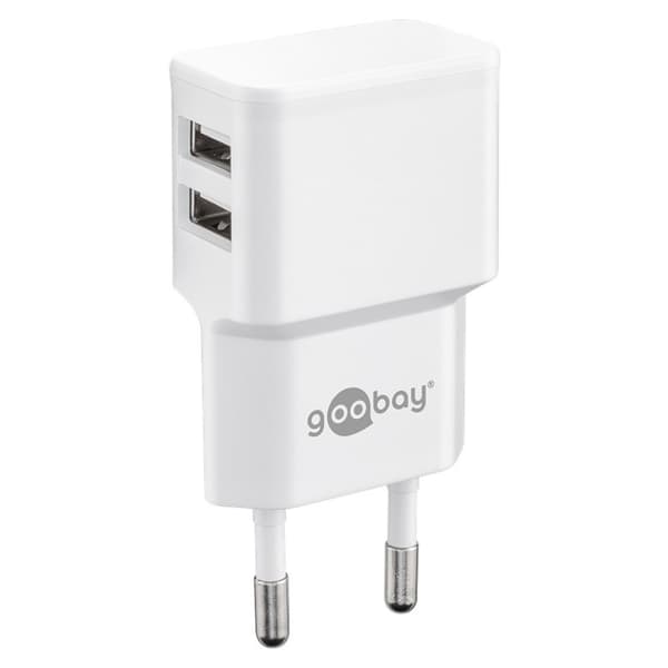 Goobay Dual USB-Lader 2,4A 12W