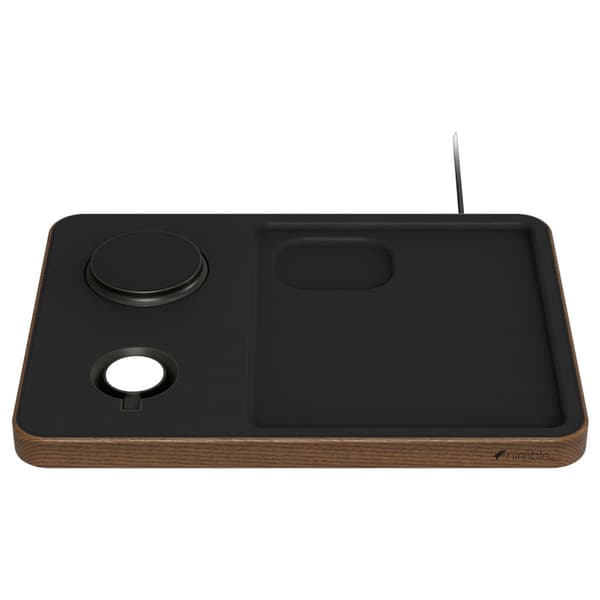 Nimble 3-i-1 trådløs oplader / Qi2-opladningsstation til Apple-