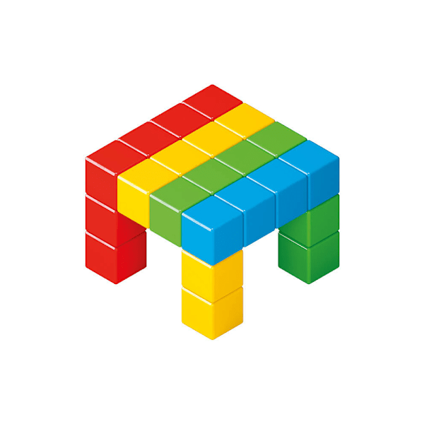 Geomag magicube farvede magnetiske terninger lavet af genbrugsm