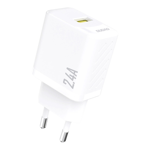 Dudao USB Väggladdare 2.4A – Vit