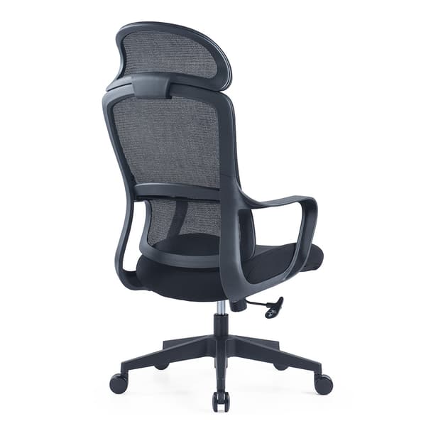Ergonomisk kontorstol / skrivebordsstol / arbejdsstol med nakke