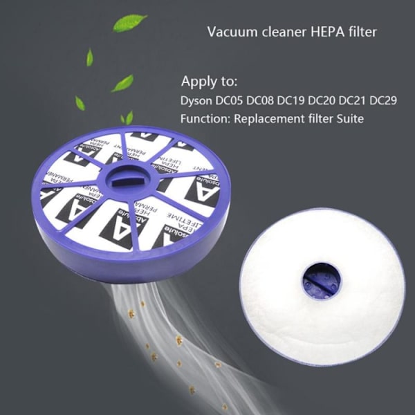 HEPA-filter till Dyson DC05 / DC08 / DC19 / DC20 / DC21 / DC29