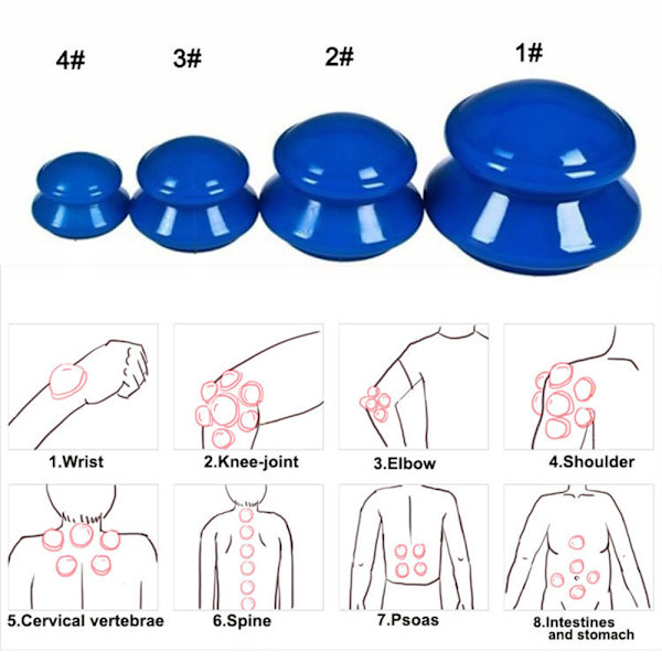 Massagekoppar 4-pack