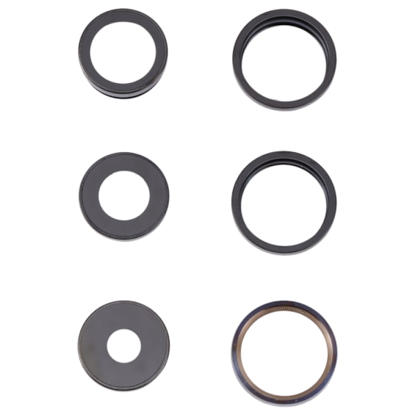 Linssisuoja iPhone 14 Pro Maxille - Läpinäkyvä/kulta