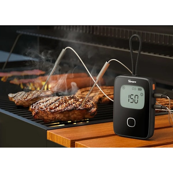 Kötttermometer med 2 prober och appkontroll