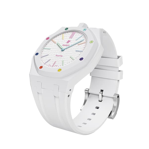 Silikonearmbånd og beskyttelsesetui til AP x Swatch Royal Pop 1