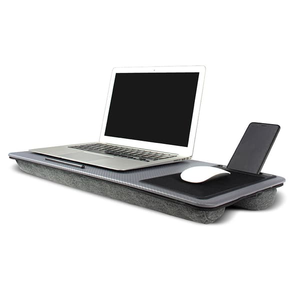 Laptop-stativ til sengen med åndbart design