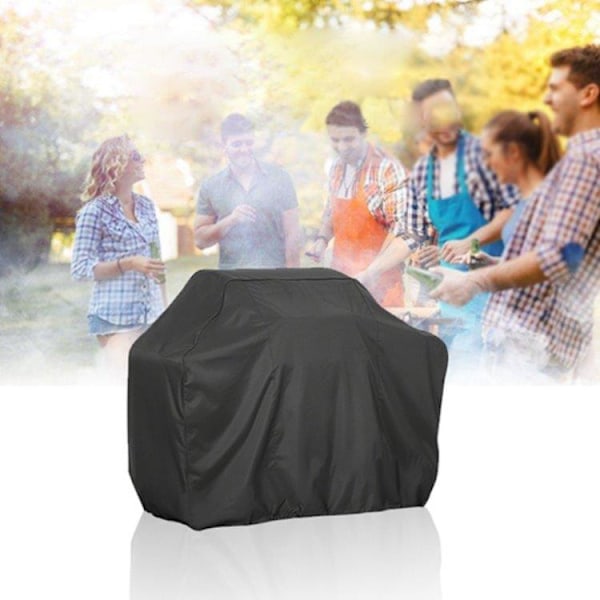 Grillovertræk 190x70x117cm - beskytter mod vind og vejr