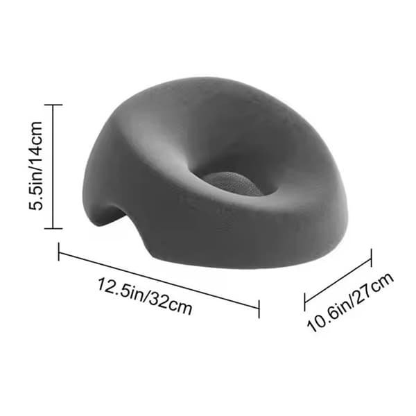 Ansigtspude i memoryskum - ergonomisk design til mavestilling
