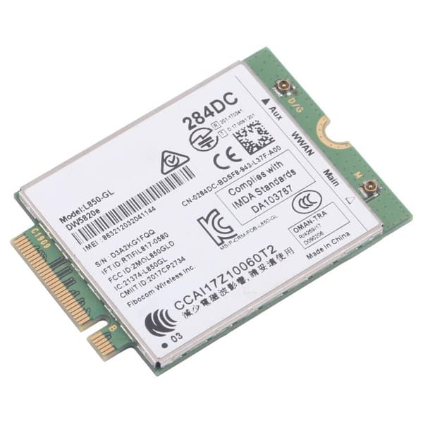 L850-GL DW5820E WWAN-modul / 4G LTE-modul för Dell Latitude / t