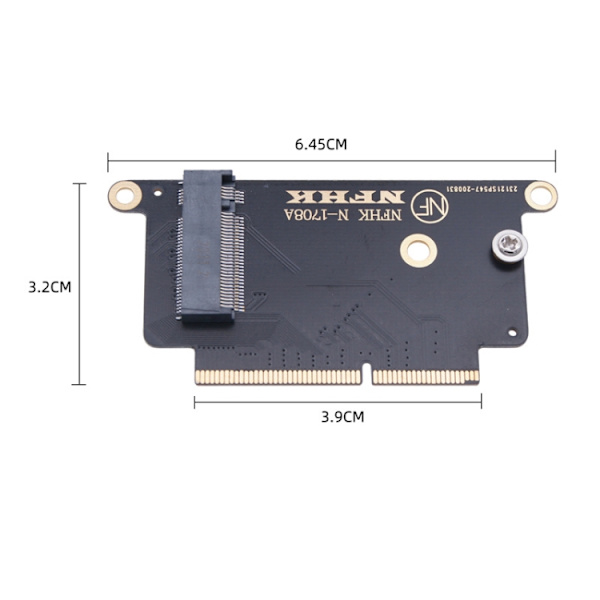 SSD-sovitin MacBook Pro 13,3" A1708 (2016 - 2017) -malliin (SSD)