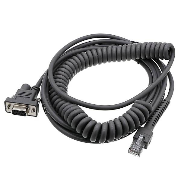 Streckkodsläsarekabel Spiral - RJ45 till RS232 till Honeywell /