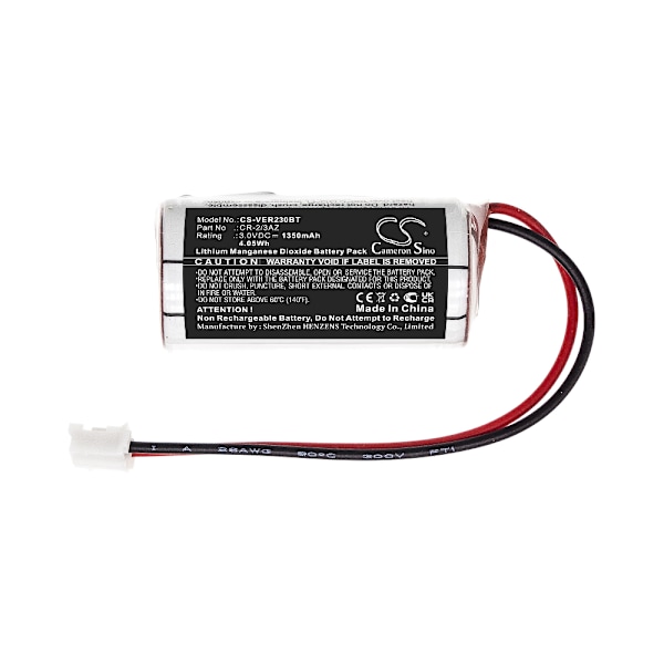 Erstatningsbatteri CR-2/3AZ til Verisure alarmsystemer