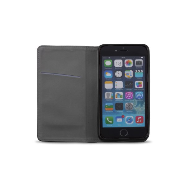 Flip etui med stativ til Samsung Galaxy A05 - Sort