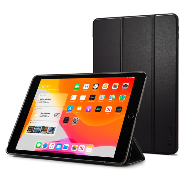 Spigen Smart Fold iPad 10.2 2021/2020/2019 - Musta