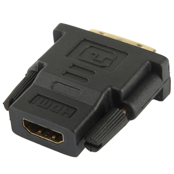 HDMI-adapter DVI-D hane till HDMI hona för digital anslutning
