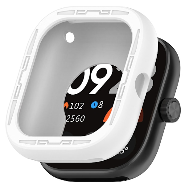 Silikone-cover til Redmi Watch 4 - Hvid