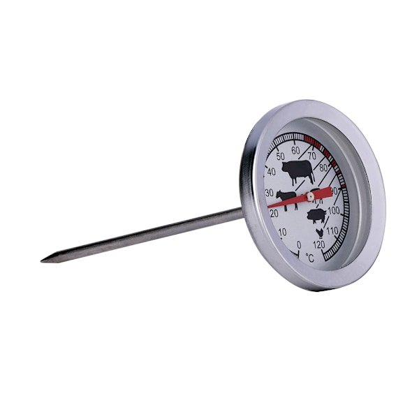 Kött- och grilltermometer med tydlig temperaturvisning