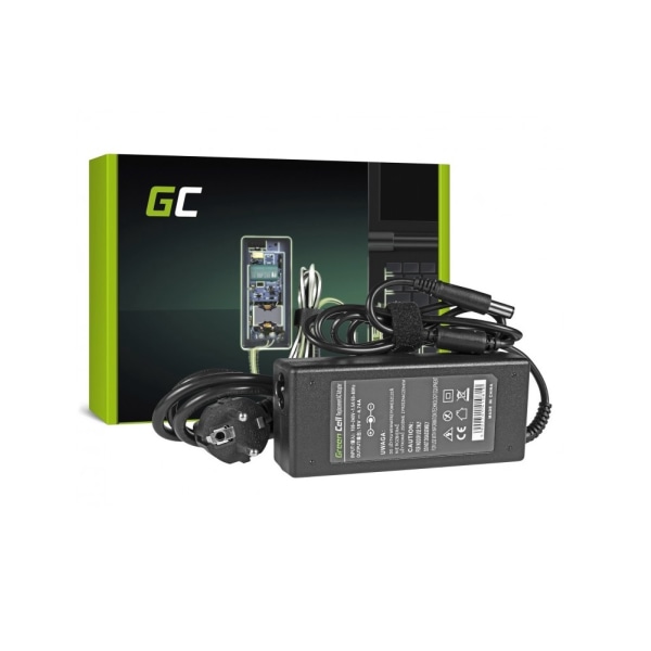 Green Cell lader / AC Adapter til HP 90W / 19V 4.74A / 7.4mm-5.