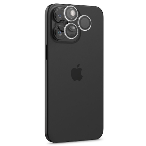 Spigen iPhone 14 Pro/Pro Max/15 Pro/Pro Max 2-PACK Optik.tR "Ez Fit" Linsskydd