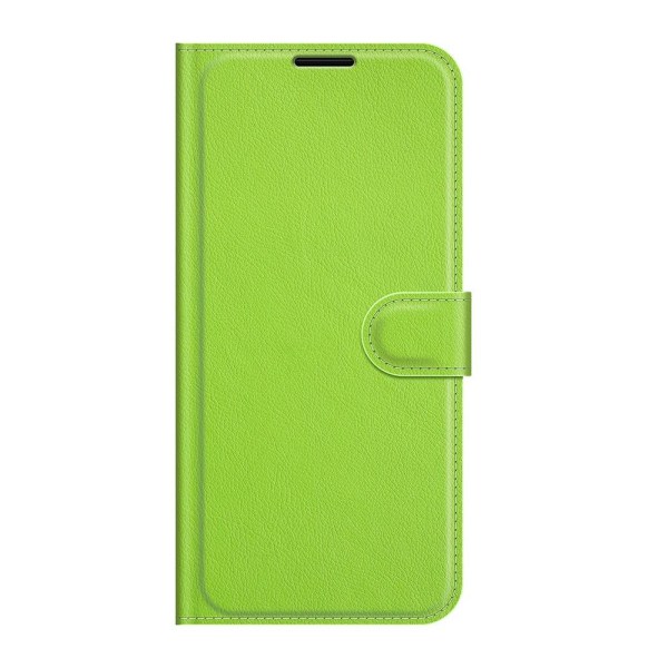Samsung Galaxy S22 Ultra Fodral Litchi Läder Grön