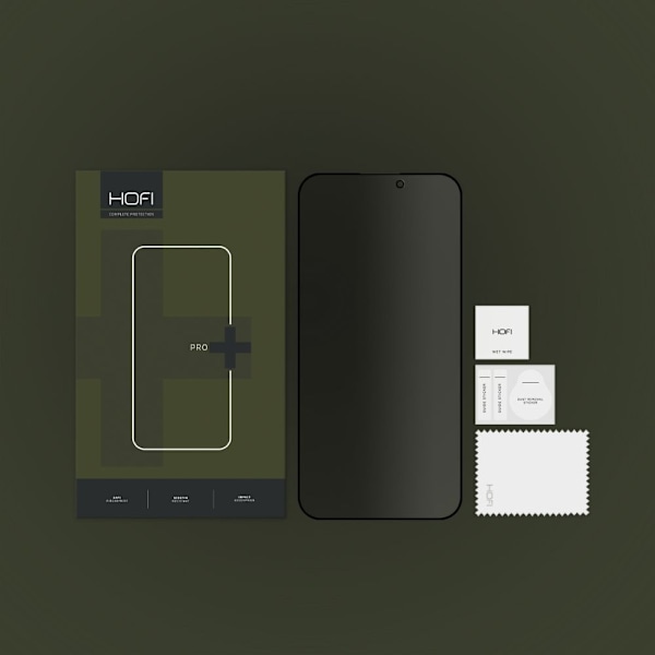 HOFI iPhone 15 Pro Max Skärmskydd Anti Spy Pro+ Privacy